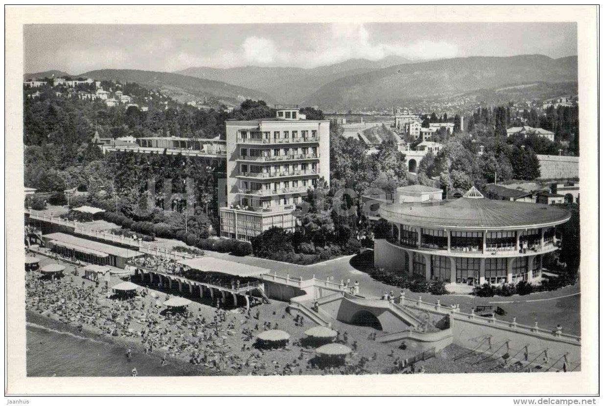 sanatorium Lazurnyi Bereg (Cote d'Azur) - Sochi - photo card - 1960 - Russia USSR - unused - JH Postcards