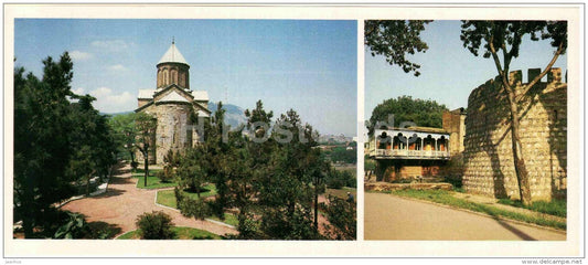 Old Town corner - Metekhi castle - Tbilisi - 1983 - Georgia USSR - unused - JH Postcards