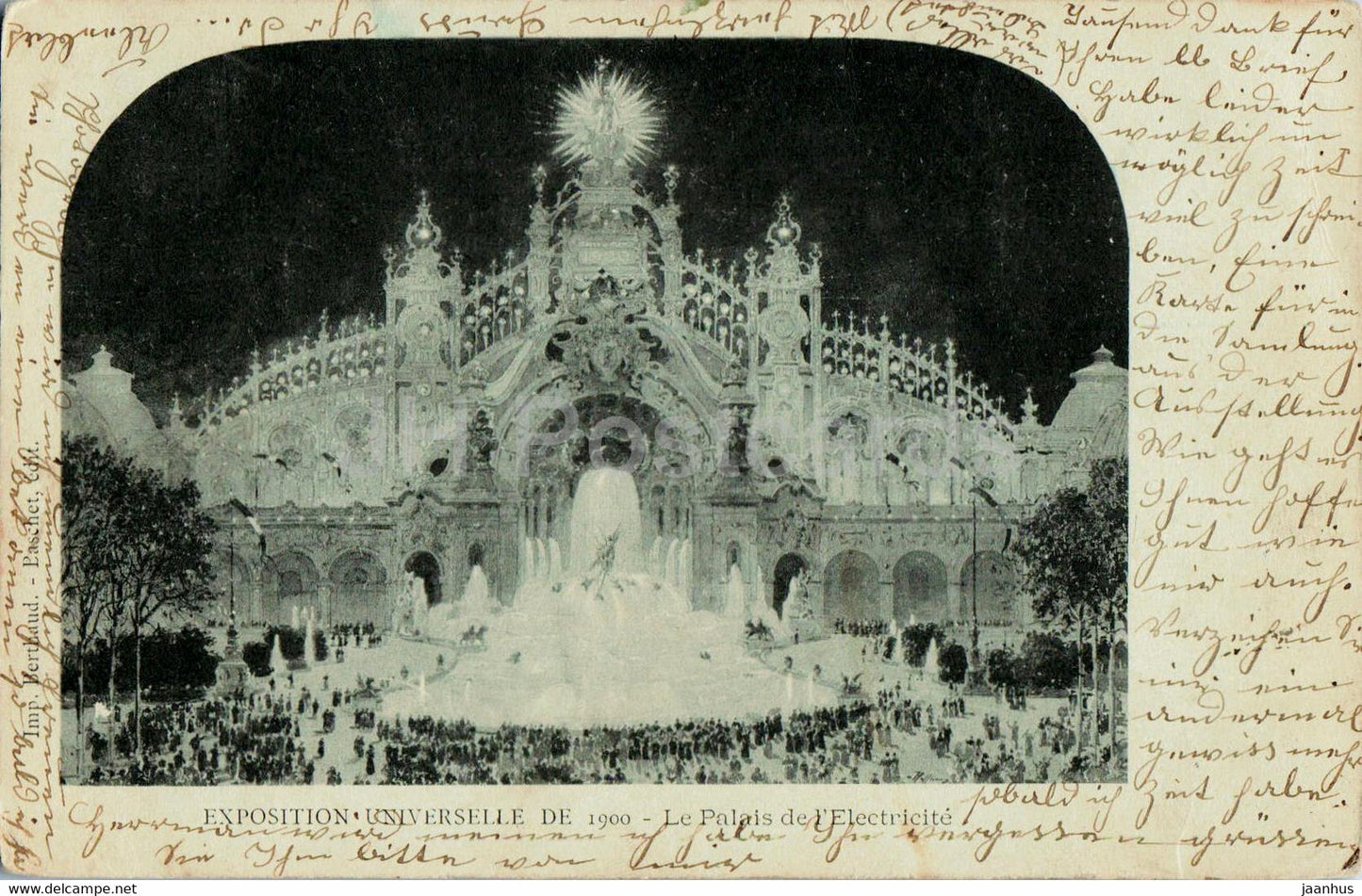 Paris - Exposition Universelle de 1900 - Le Palais de l'Electricite - old postcard - 1900 - France - used - JH Postcards