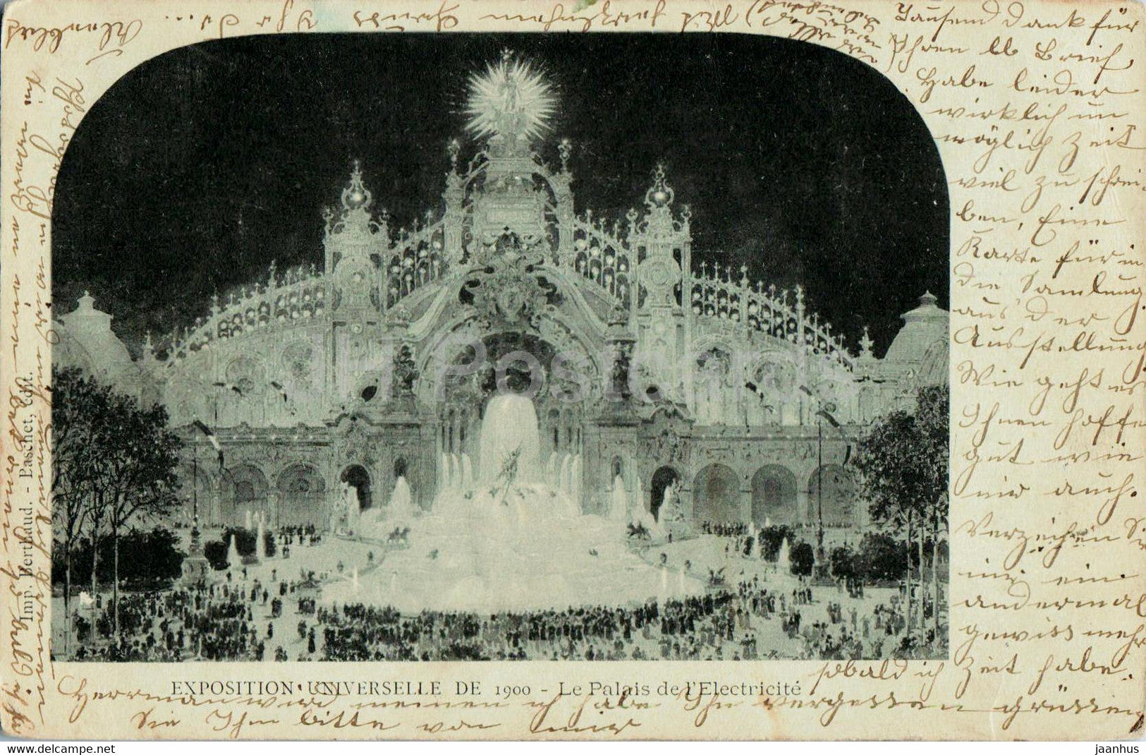 Paris - Exposition Universelle de 1900 - Le Palais de l'Electricite - old postcard - 1900 - France - used - JH Postcards