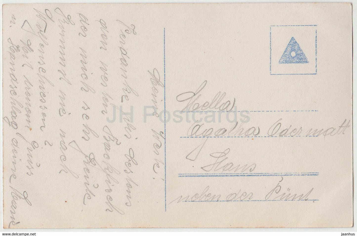 Frau - Rosen - Blumen - HB 9365/1 - alte Postkarte - gebraucht