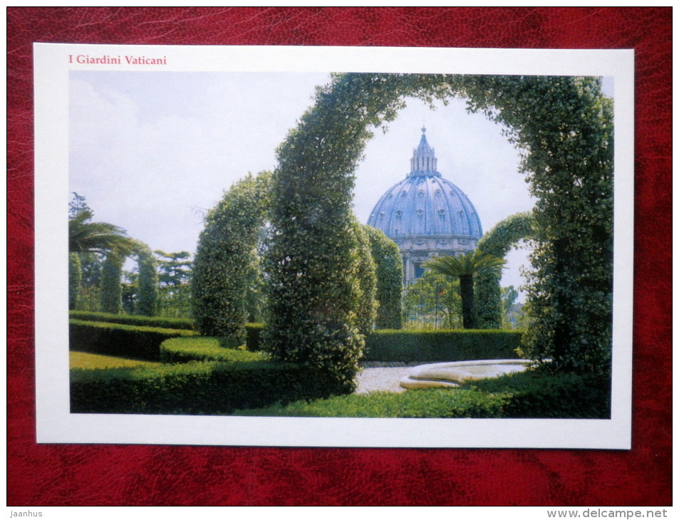 I Giardini Vaticani - Vatican gardens - unused - JH Postcards