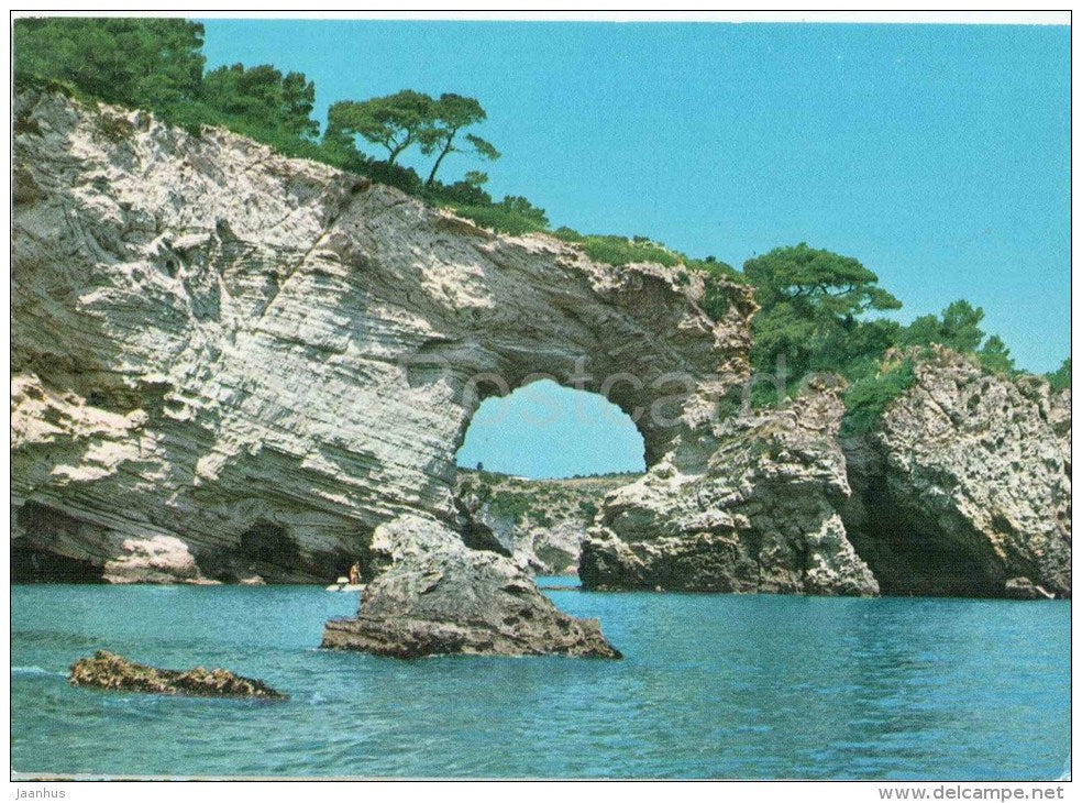 Architiello di S. Felice , Littorale Vieste Matinata - Promontoria sul Gargano - Puglia - 152 - Italia - Italy - unused - JH Postcards