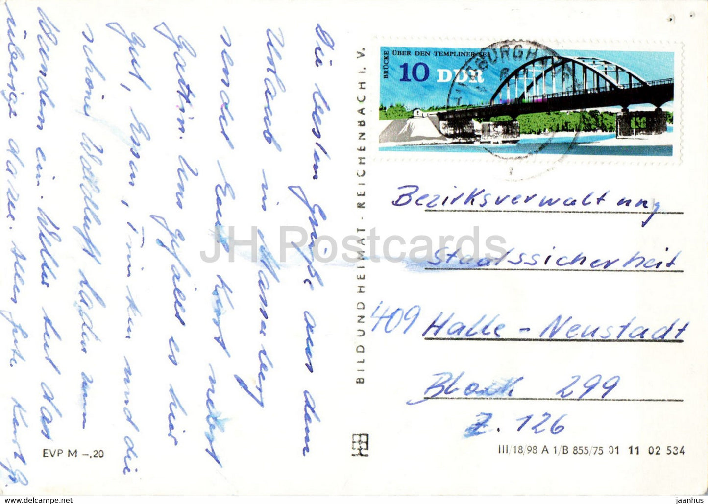 Hohenluftkurort Masserberg - Thur - 830 m - Germany DDR - used
