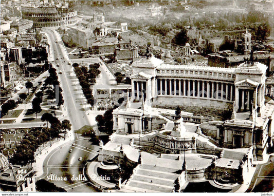 Roma - Rome - Autel de la Patrie - Altar of the Nation - 594 - 1960 - Italy - used - JH Postcards