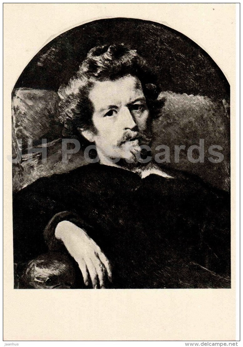 Portrait of K. Bryullov - Portraits of Russian Artist - Russian art - 1960 - Russia USSR - unused - JH Postcards