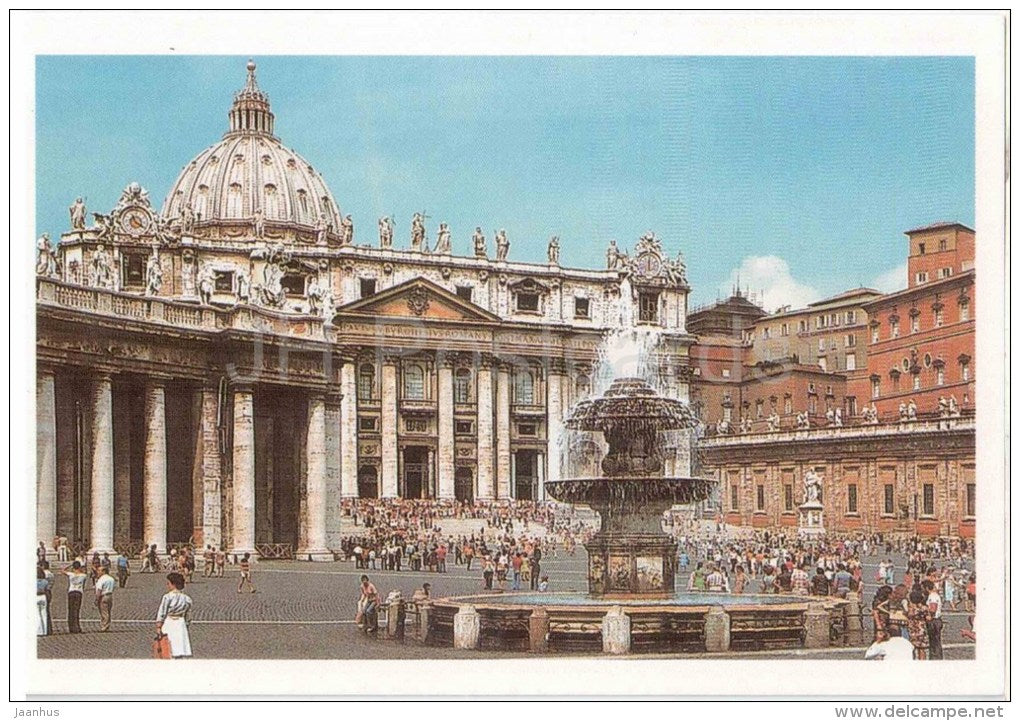 Citta del Vaticano - Piazza S. Pietro - St. Peter Square - Vatican - unused - JH Postcards
