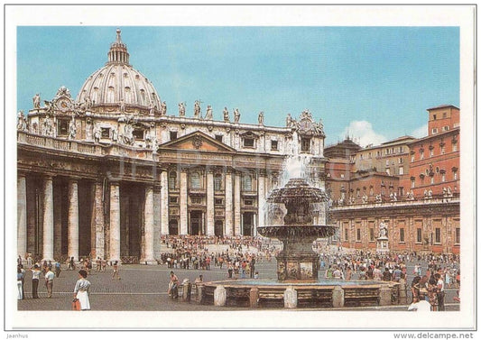 Citta del Vaticano - Piazza S. Pietro - St. Peter Square - Vatican - unused - JH Postcards