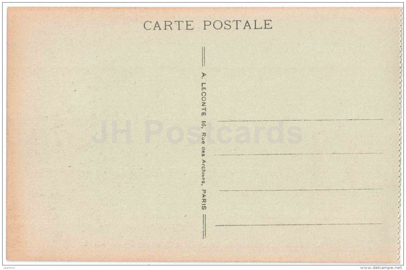 La Chambre des Deputes - The Chamber of Deputies - 38 - Paris - France - unused - JH Postcards