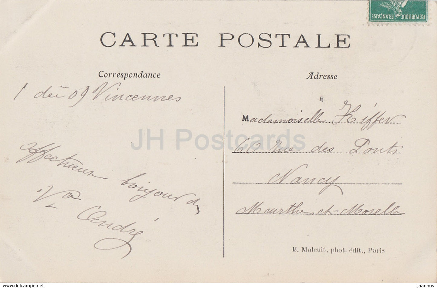 Vincennes - Vue Generale du Polygone prise du vieux fort - 288 - old postcard - France - used