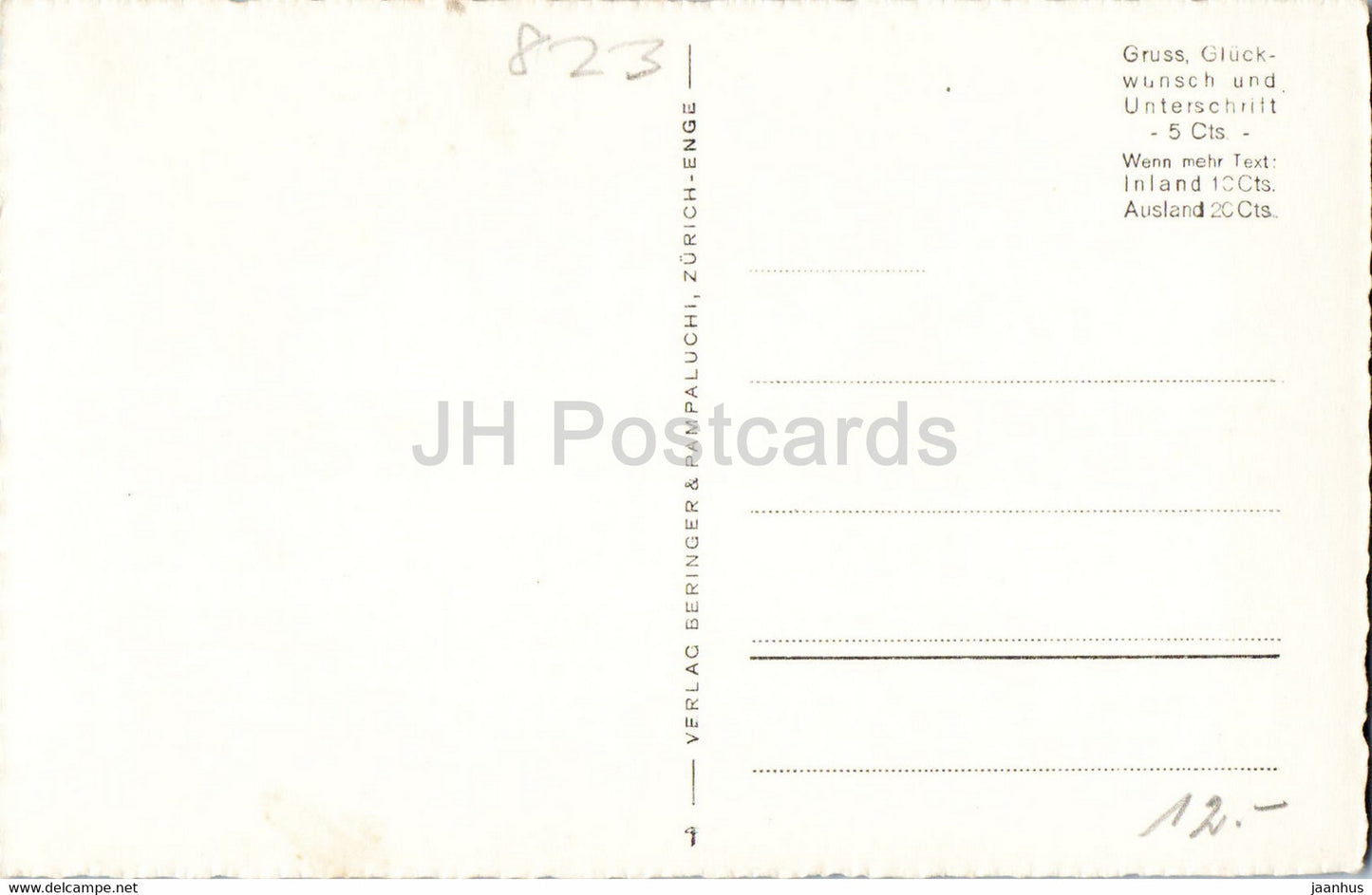 Goscheneralp - Dammagruppe - 8944 - carte postale ancienne - Suisse - inutilisée