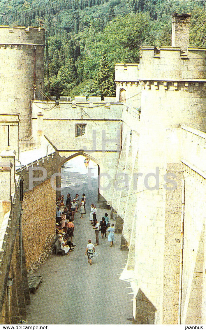 Shuvalovsky passage - Alupka Palace Museum - Crimea - 1990 - Ukraine USSR - unused - JH Postcards