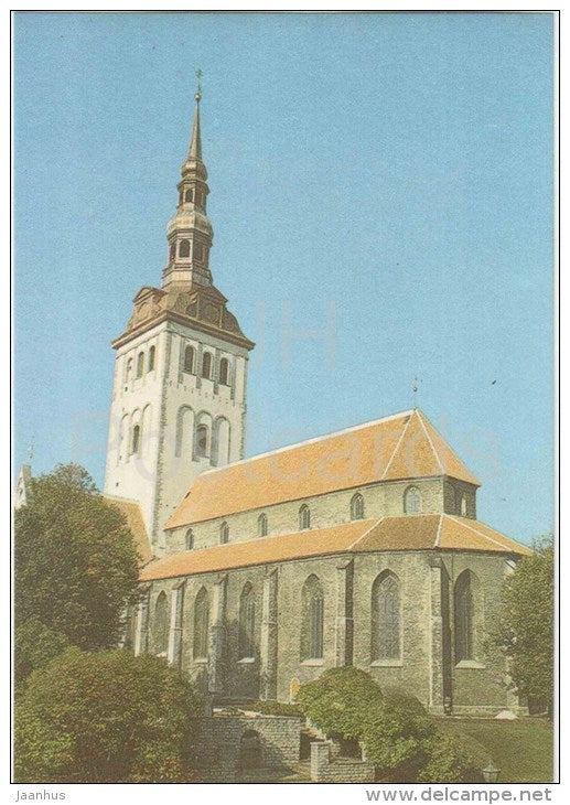 Niguliste Kirik - Nicholas Church - Tallinn - 1986 - Estonia USSR - unused - JH Postcards