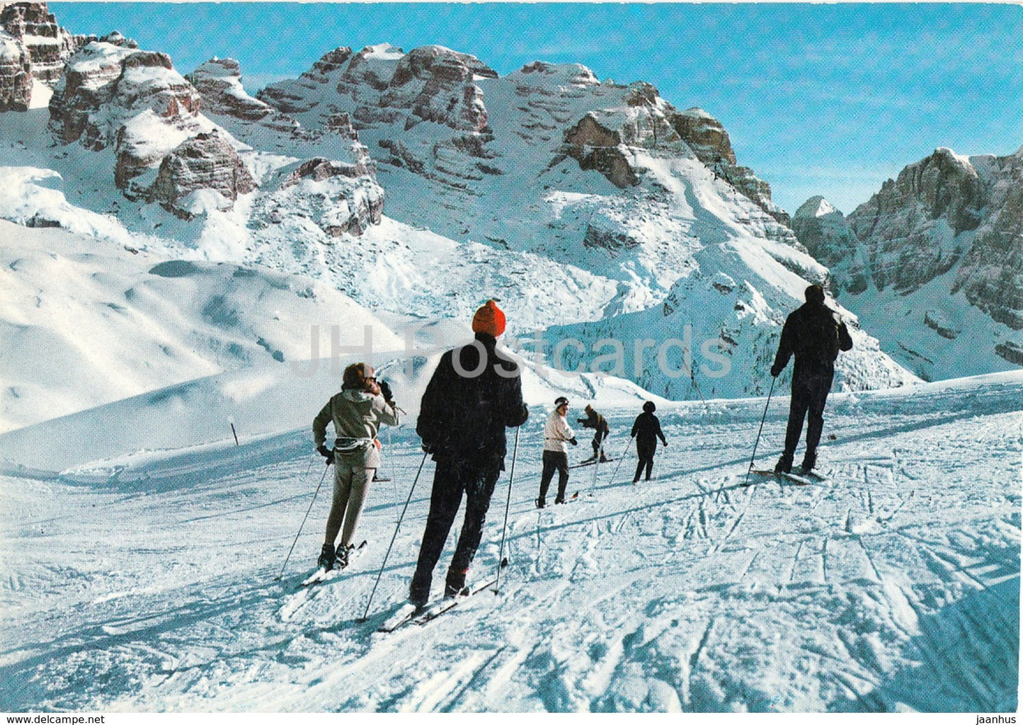 Madonna di Campiglio 1550 m - Piste di scii a Monte Spinale - Spinale Mountain - skiing - 2783 - Italy - unused - JH Postcards
