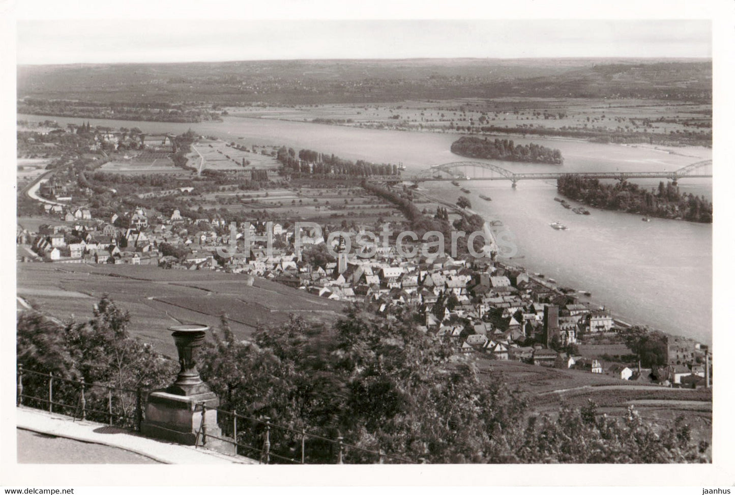 Weinstadt Rudesheim am Rhein - old postcard - Germany - unused - JH Postcards