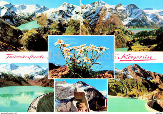 Tauernkraftwerke Kaprun - Werkpanorama - Wiesbachhorn - Bratschenkopf - Klockerin - Austria - unused - JH Postcards