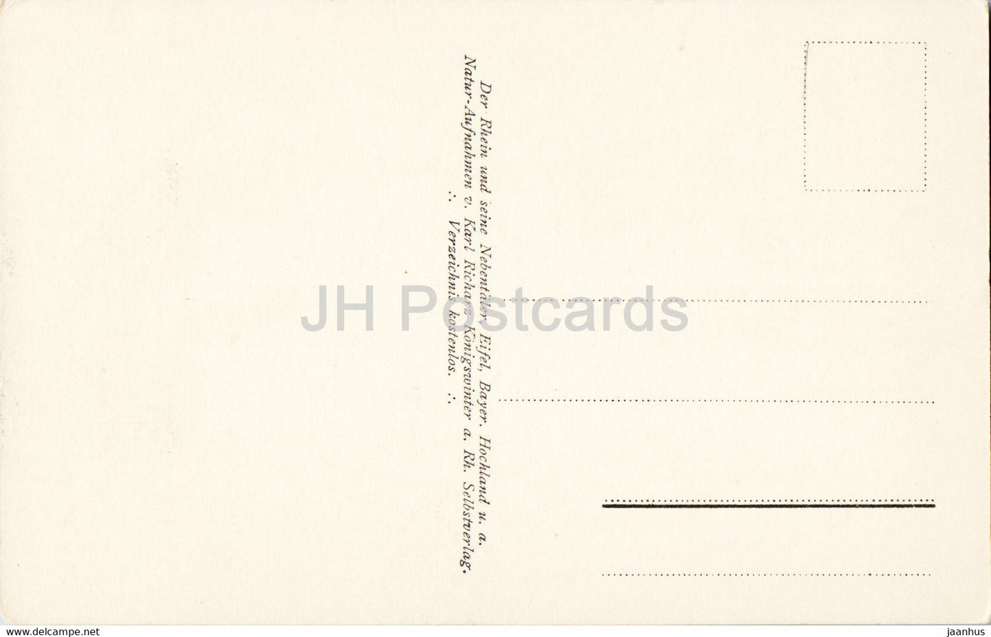 Rolandsbogen - Der Rhein 35 - Richarz Naturaufnahmen - alte Postkarte - Deutschland - unbenutzt