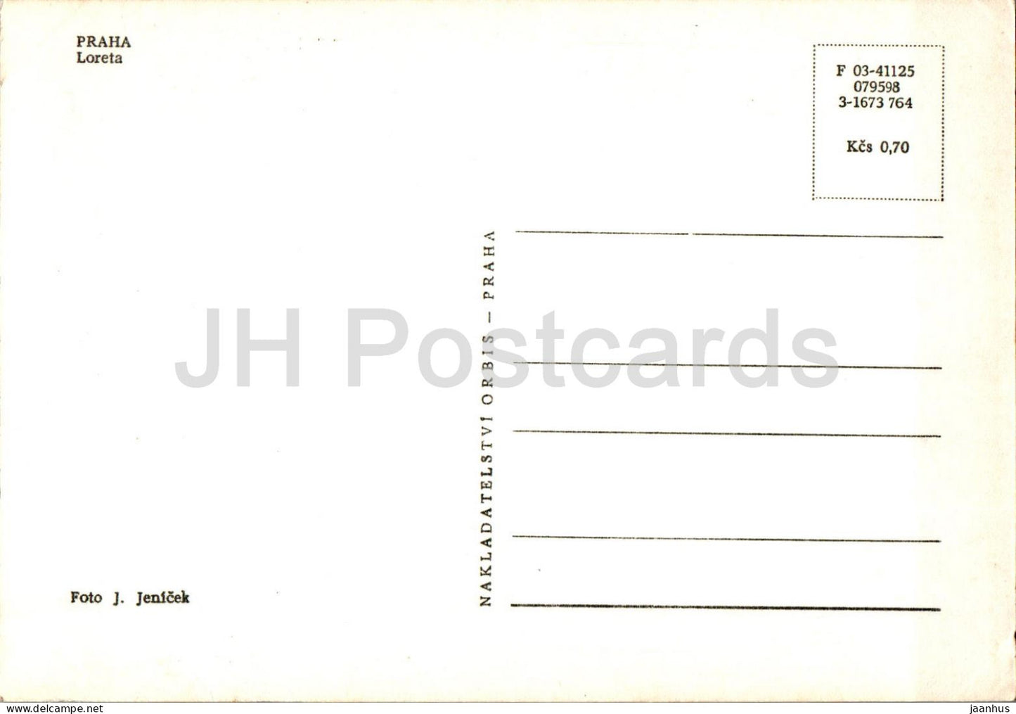 Praha - Prag - Loreta - Kirche - 03-41125 - Tschechien - Tschechoslowakei - unbenutzt