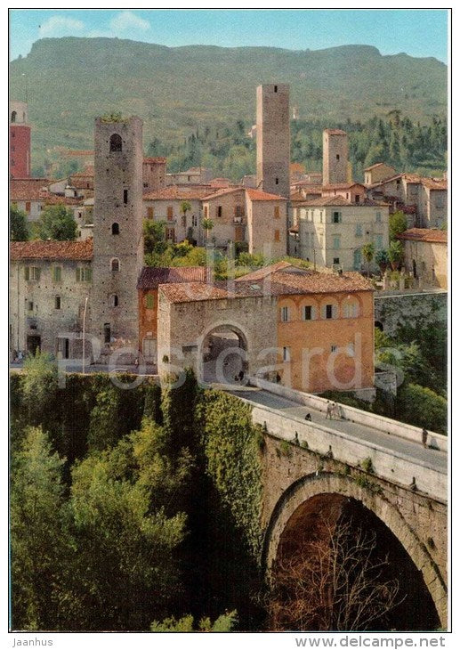 Porta Solesta e Ponte Romano - Solesta Gate and Roman Bridge - Ascoli Piceno - Marche - 65 - Italia - Italy - unused - JH Postcards