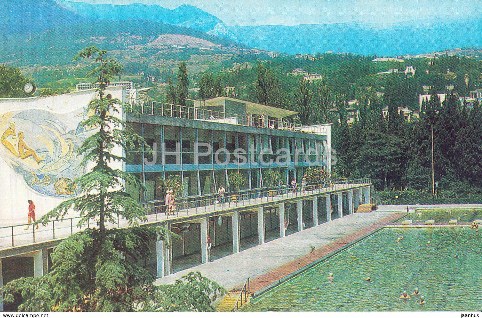 Yalta - Crimea - Therapeutic Swimming Pool - 1977 - Ukraine USSR - unused - JH Postcards