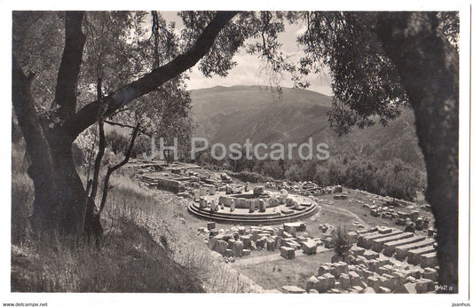 Delphi - 942 a - old postcard - Greece - unused - JH Postcards