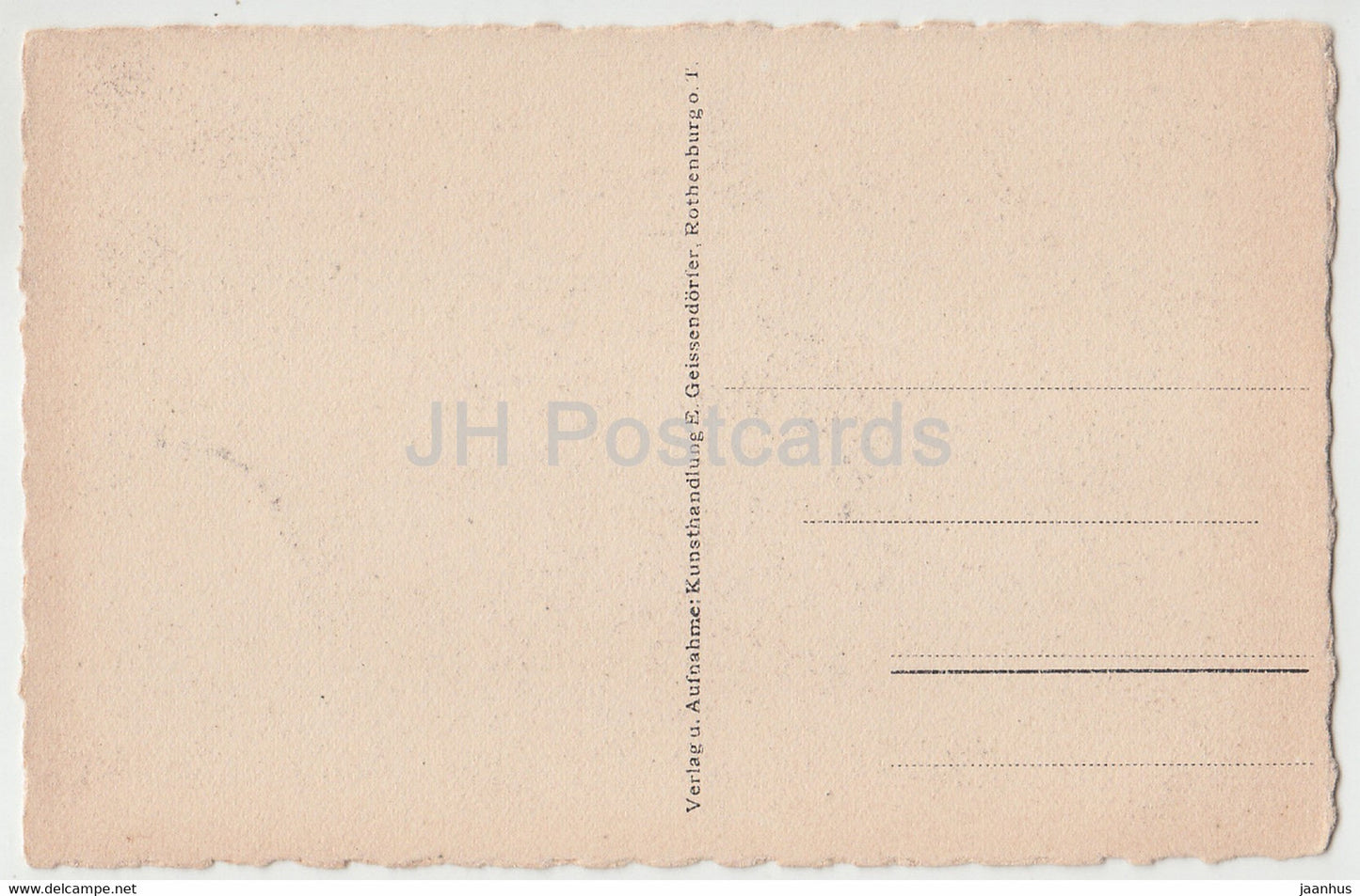 Rothenburg od Tauber - St. Jakobskirche - Kirche - 1 - alte Postkarte - Deutschland - unbenutzt