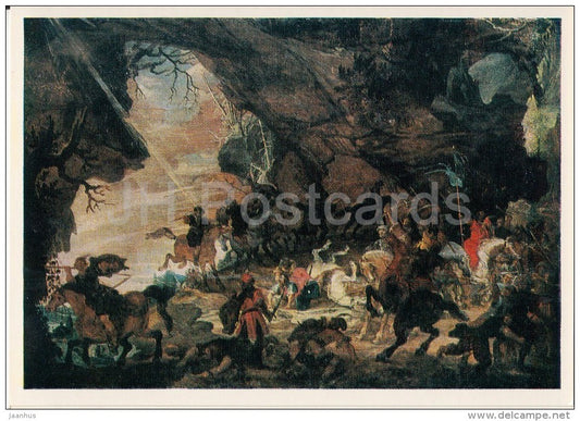 painting by Martin Pepyn - Saul's conversion , 1634 - Flemish art - 1980 - Russia USSR - unused - JH Postcards