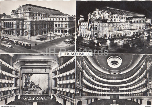 Wien - Vienna - Staatsoper - tram - theatre - 50645 - Austria - unused - JH Postcards