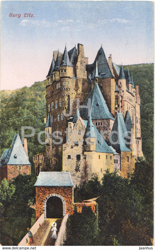 Burg Eltz - 5373 - old postcard - Germany - unused - JH Postcards