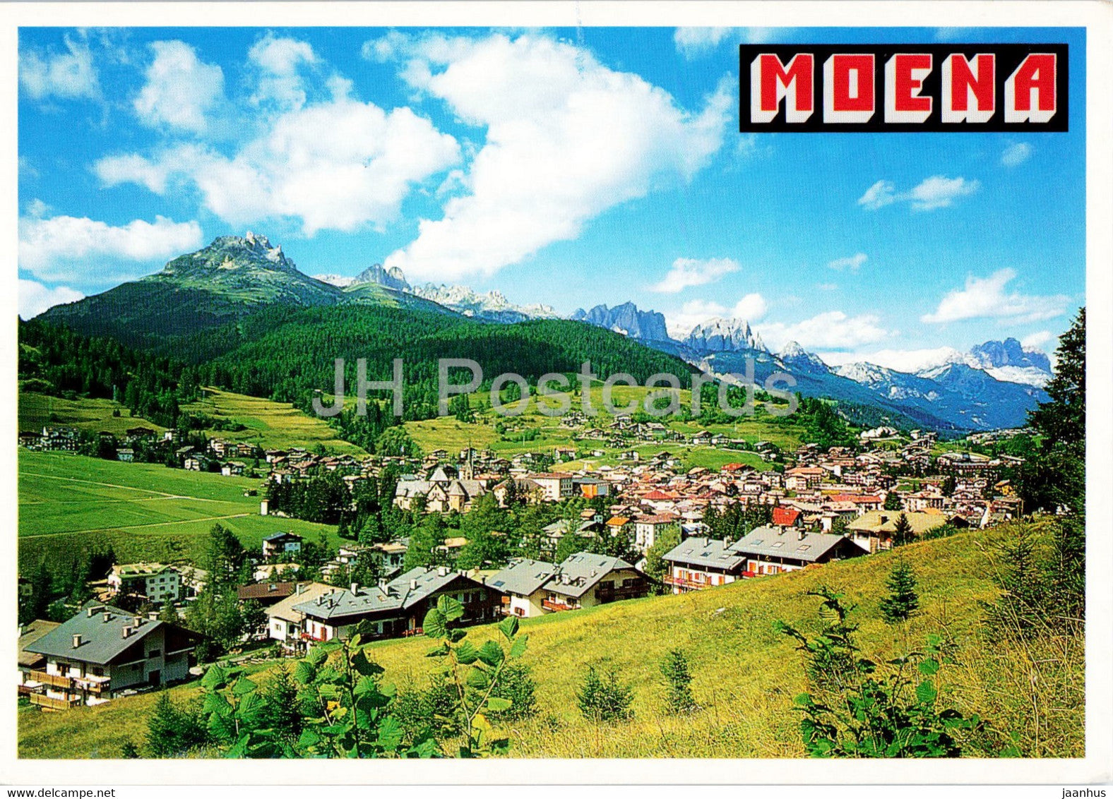 Dolomiti - Val di Fassa - Moena - Gruppo del Carinaccio - Sassolungo - Italy - unused - JH Postcards