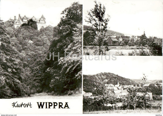 Kurort Wippra - Schloss Rammelburg - Friesdorf - castle - Germany DDR - used - JH Postcards