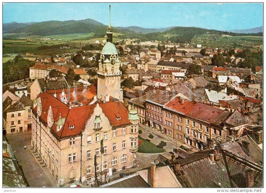 Sumperk - Peace square - town hall - Czechoslovakia - Czech - unused - JH Postcards