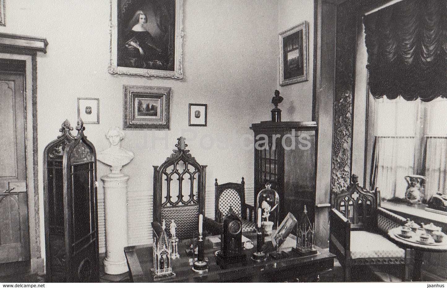 Petrodvorets - Cottage Palace - Empress's office - 1981 - Russia USSR - unused - JH Postcards