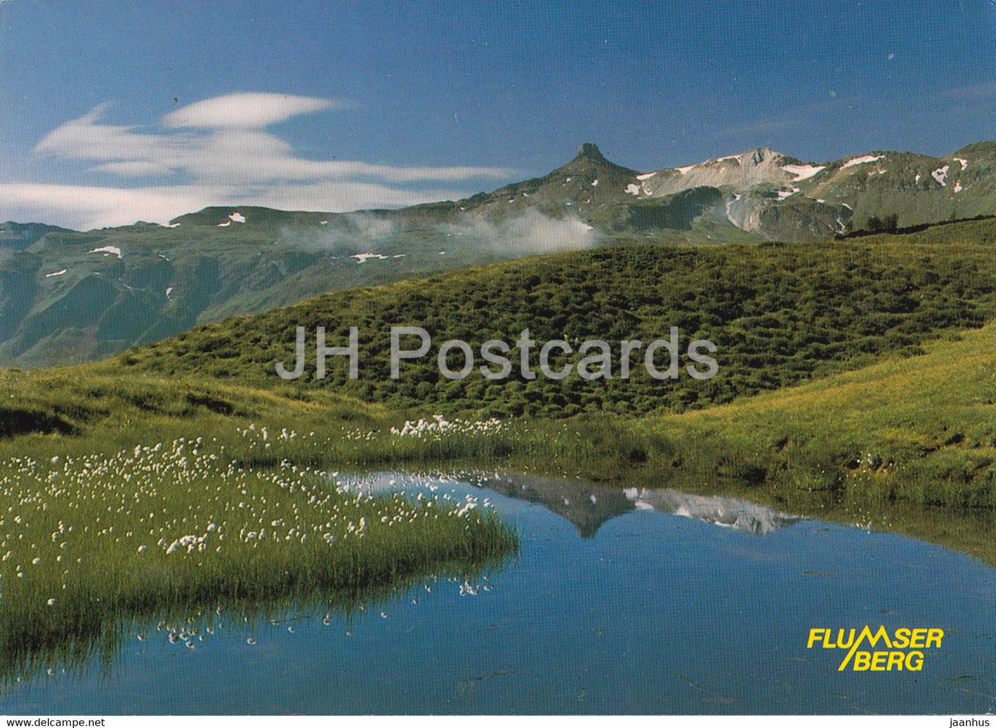 Flumserberg - Seeli auf Cuncels mit Spitzmeilen 2501 m - 2716 - 1987 - Switzerland - used - JH Postcards