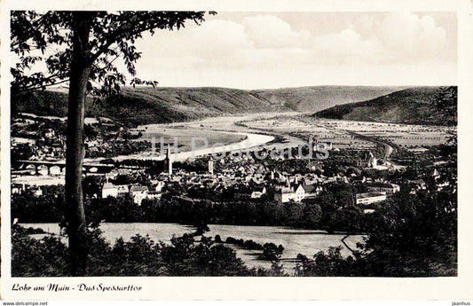 Lohr am Main - Das Spessarttor - old postcard - 1951 - Germany - used - JH Postcards