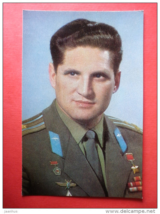 Boris Volynov , Soyuz 5, Soyuz 21 - Soviet Cosmonaut - space - 1973 - Russia USSR -unused - JH Postcards