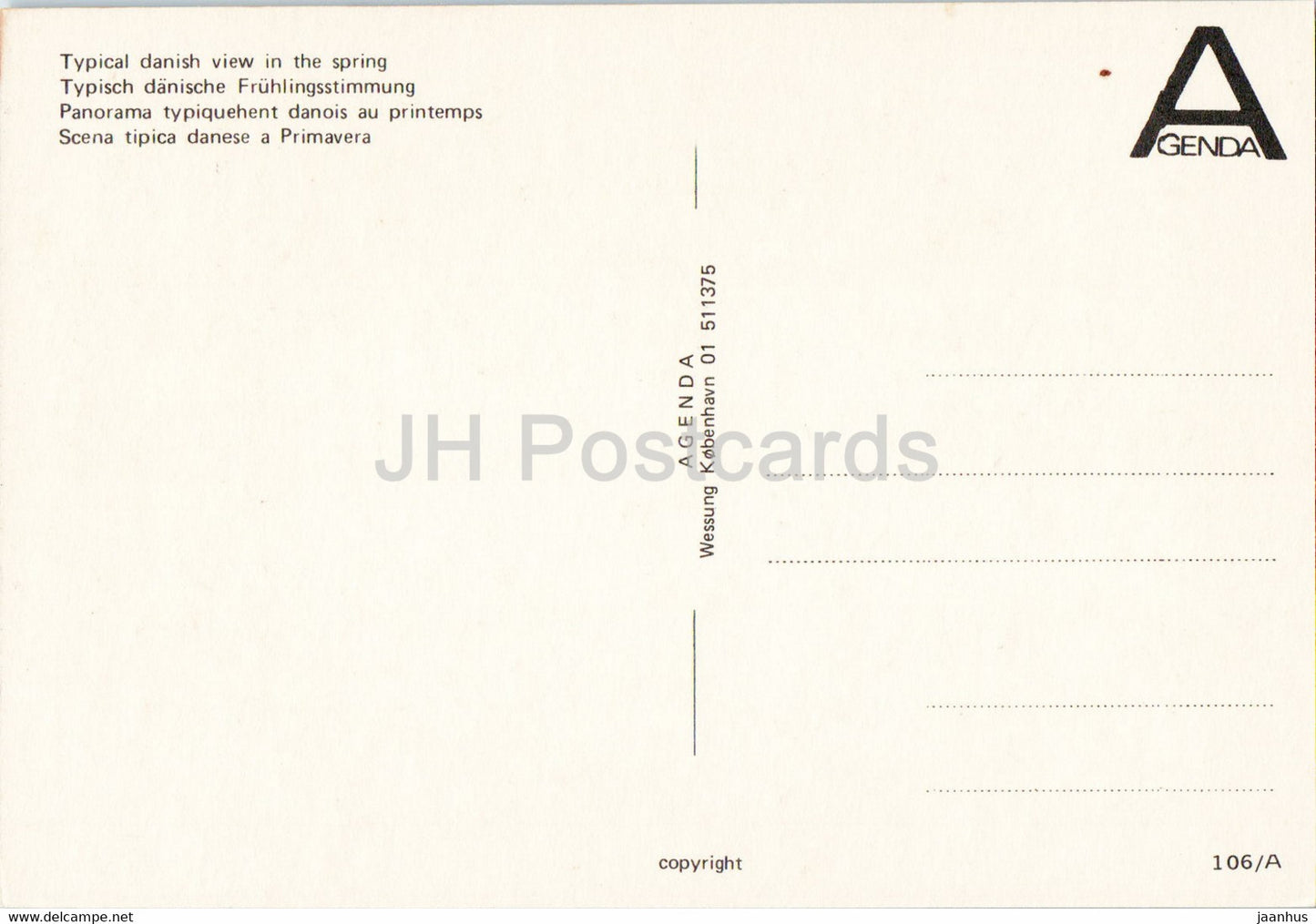 Kopenhagen - Typische dänische Ansicht im Frühling - Tivoli - Ente - 106 - Dänemark - unbenutzt