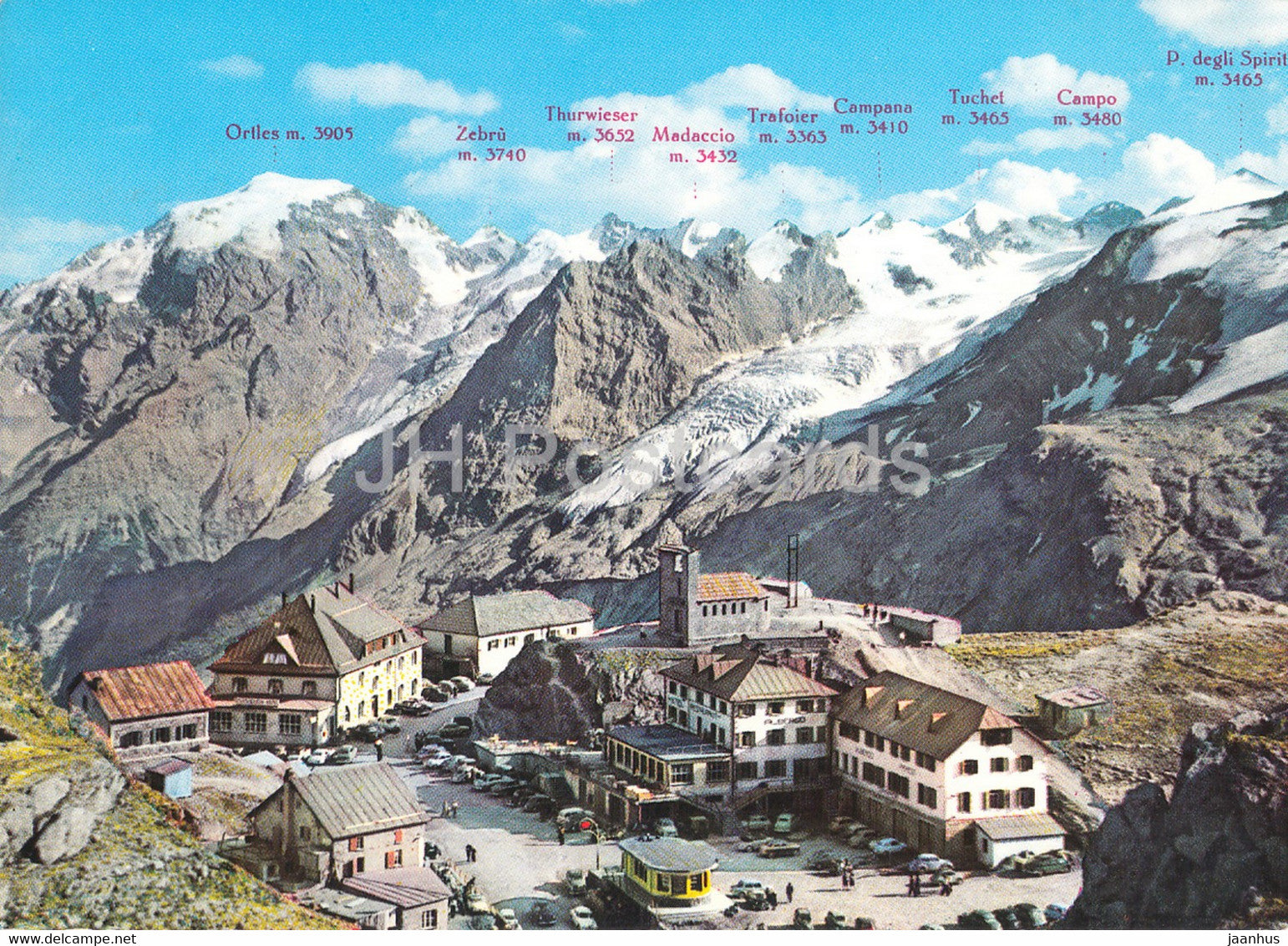 Passo dello Stelvio 2760 m - Stilfserjoch - Italy - Italia - used - JH Postcards