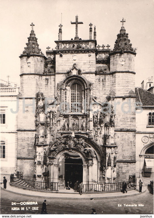 Coimbra - Igreja de S Cruz - church - 24 - 1964 - Portugal - used - JH Postcards