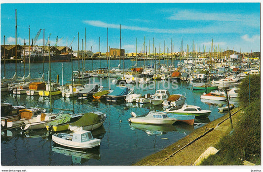 Southwick - Shoreham Harbour - sailing boat - V 9204 - 1985 - United Kingdom - England - used - JH Postcards