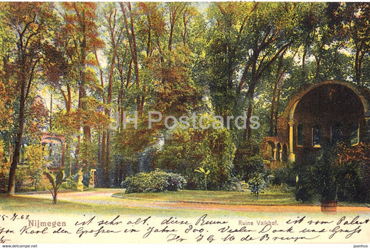 Nijmegen - Ruine Valkhof - old postcard - 1902 - Netherlands - used - JH Postcards