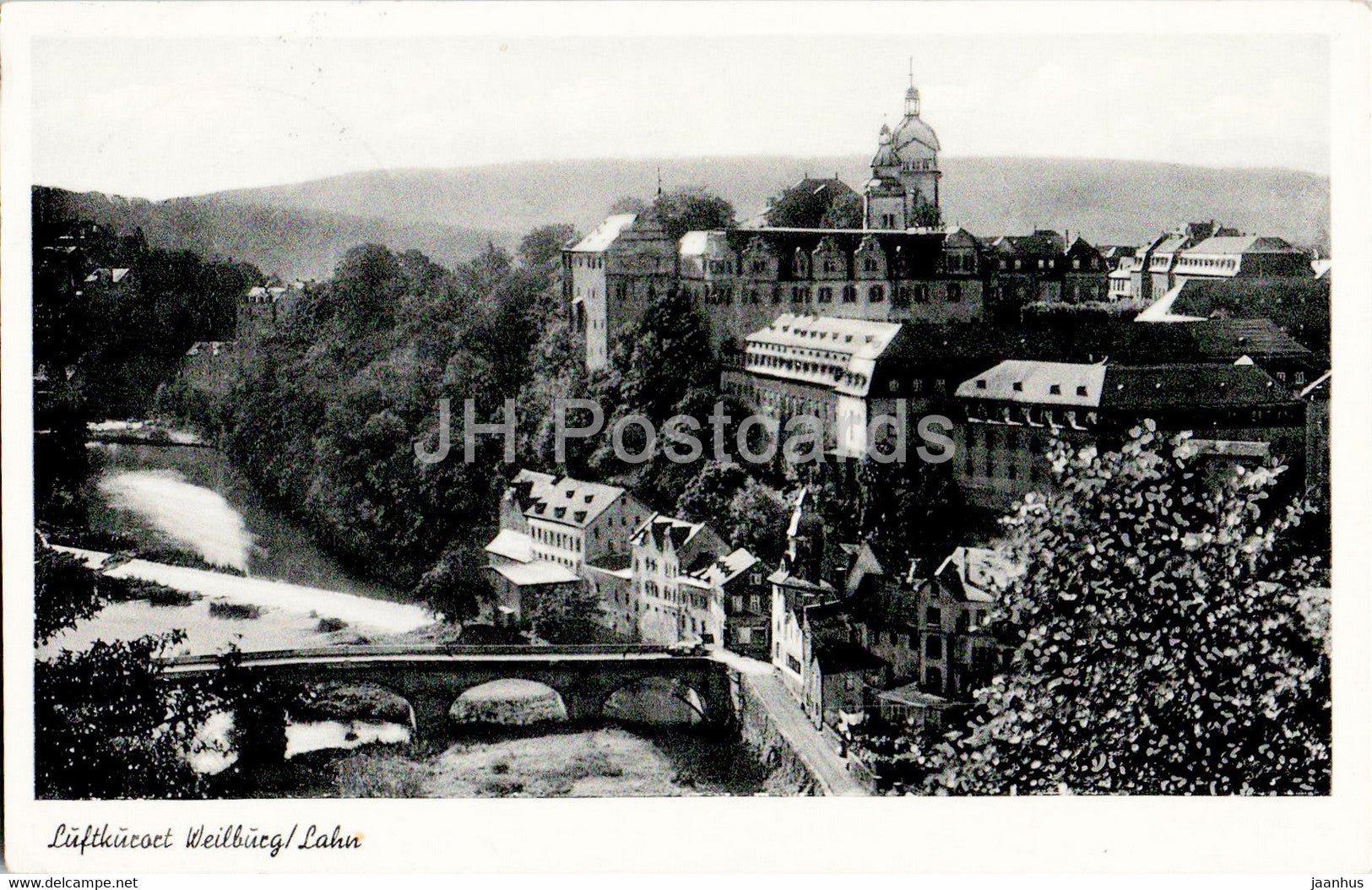 Luftkurort Weilburg Lahn - old postcard - 1954 - Germany - used - JH Postcards