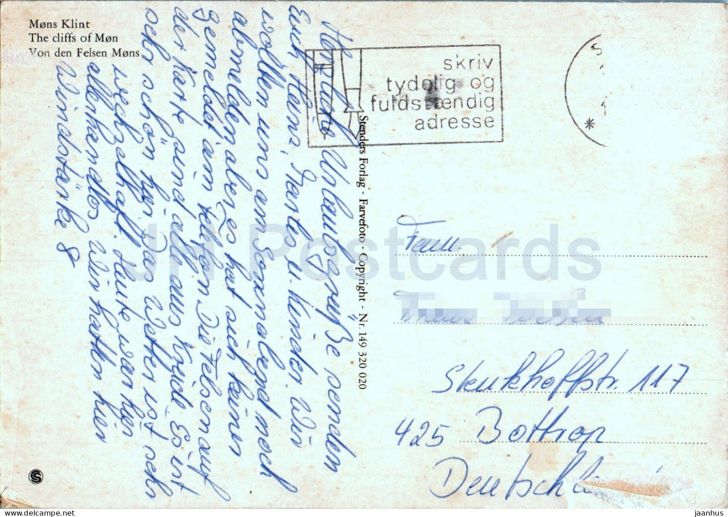 Mons Klint - The Cliffs of Mon - 149 - Denmark - used