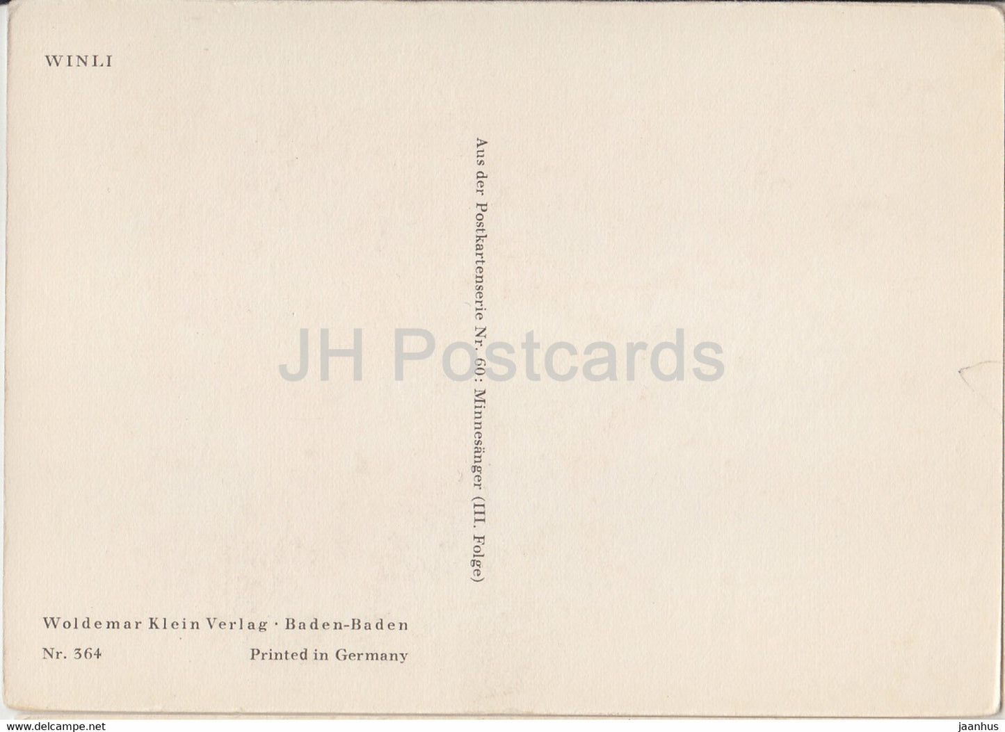 Winli - illustration - Germany - unused