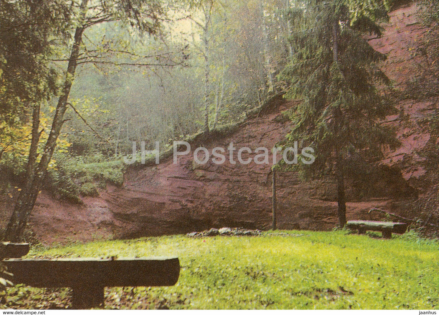 Porguorg (Hell Valley) at Paistu - 1968 - Estonia USSR - unused - JH Postcards