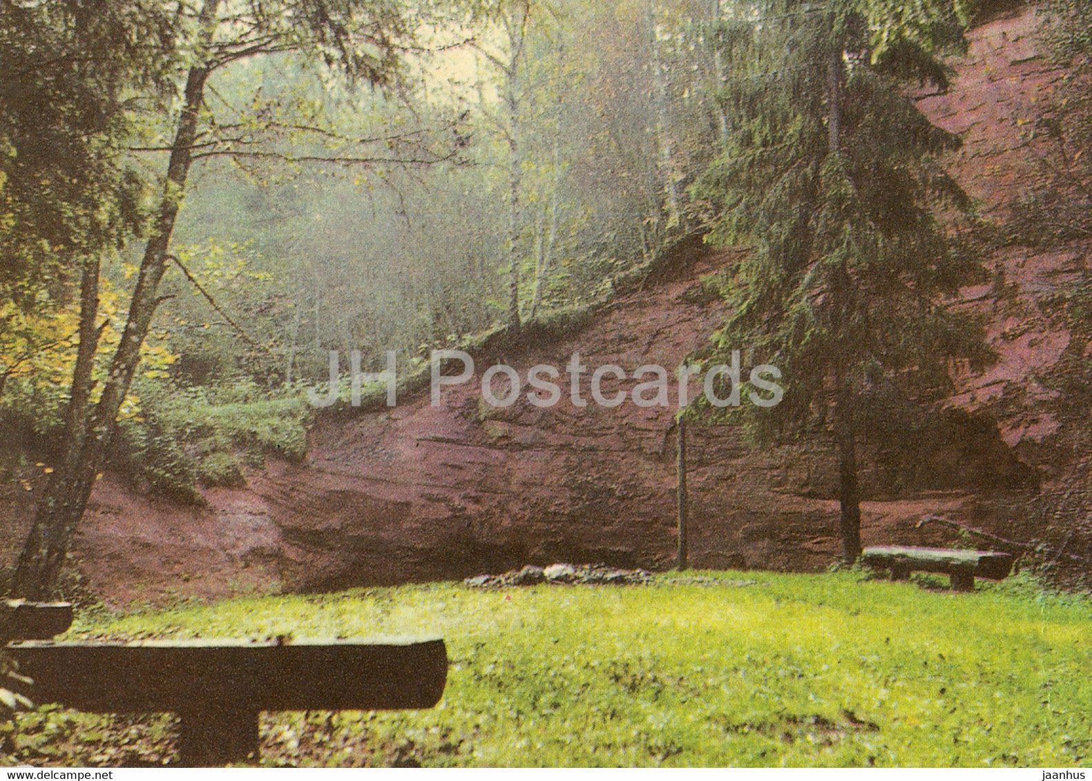 Porguorg (Hell Valley) at Paistu - 1968 - Estonia USSR - unused - JH Postcards