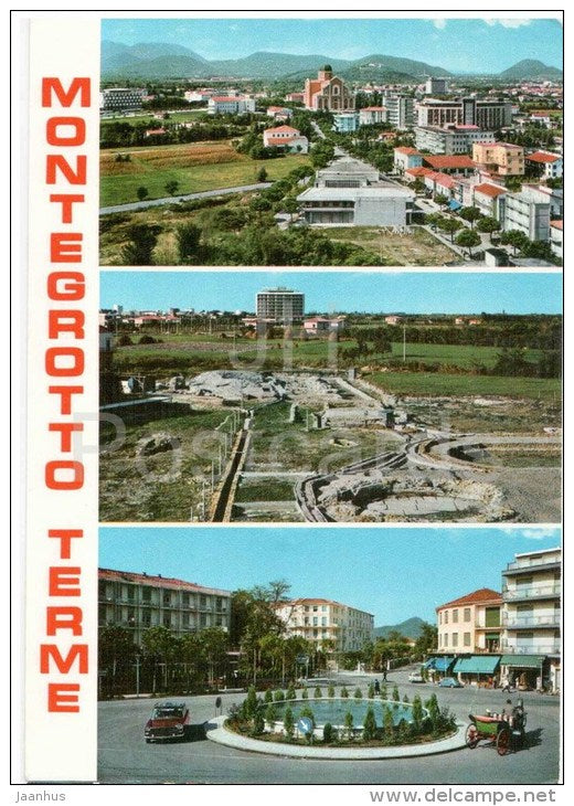 Montegrotto Terme - Padova - Veneto - 91 - Italia - Italy - sent from Italy to Germany 1972 - JH Postcards