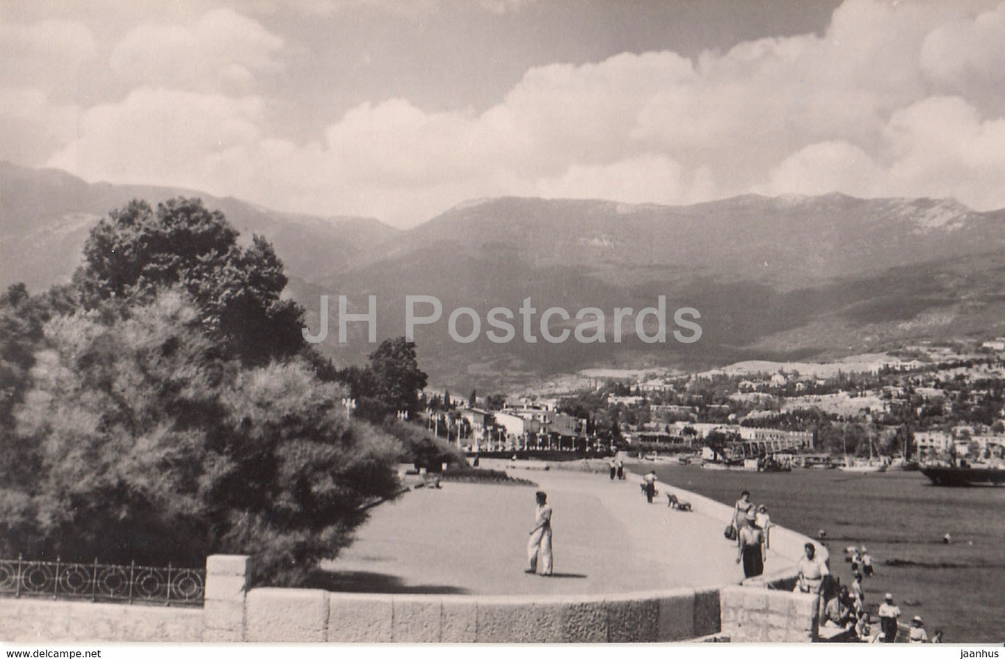 Yalta - Crimea - Embankment - 1956 - Ukraine USSR - unused - JH Postcards