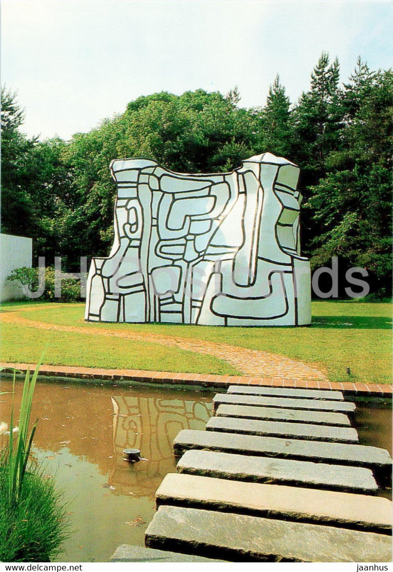 Art by Jean Dubuffet - Manoir d'Essor - Louisiana Museum of Modern Art - French art - Denmark - unused - JH Postcards