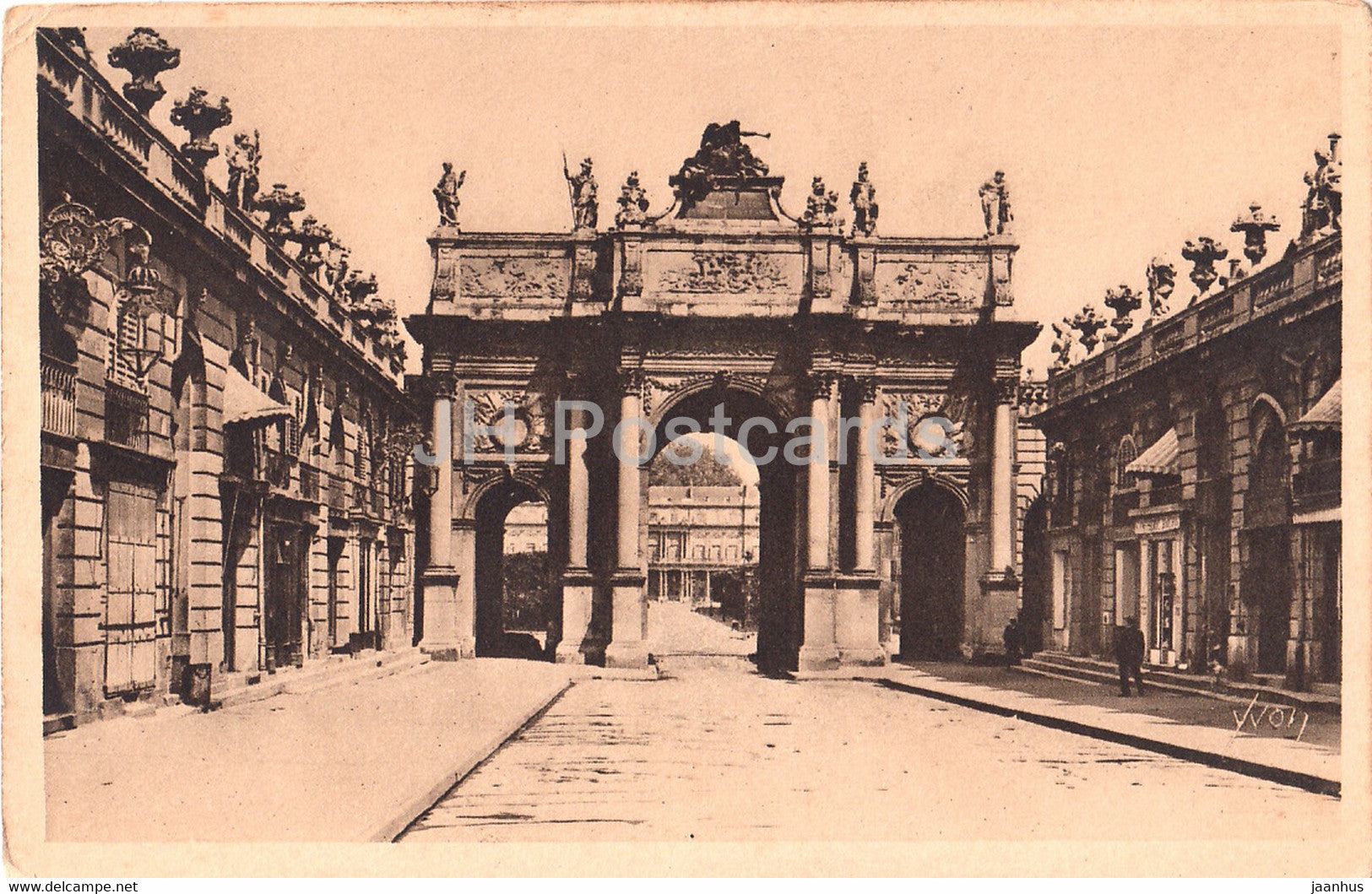 Nancy - L'Arc de Triomphe - 17 - old postcard - France - unused - JH Postcards